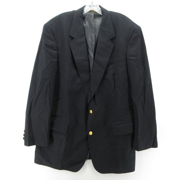 VINTAGE Brooks Brothers Sport Coat 46 Long Brooksease Blazer Wool USA